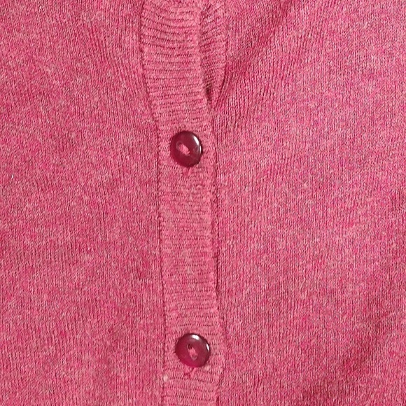 Survival women's burgundy long sleeved cropped cardigan size large - Picture 5 of 9